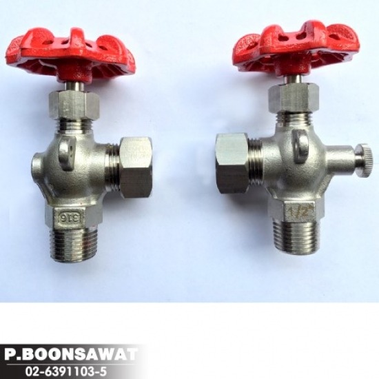 ก๊อกหลอดแก้วสแตนเลส Water level gauge